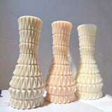 Diamond Vase Pillar Candle Mold