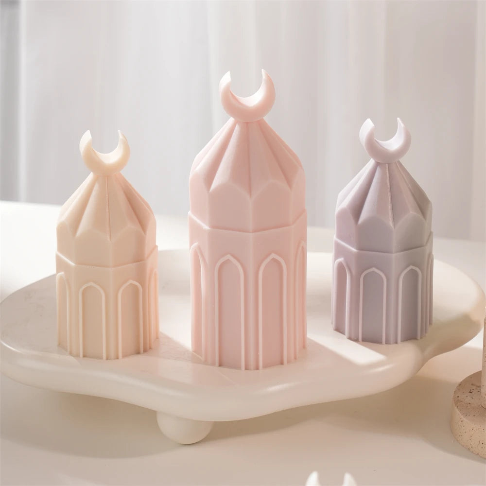 Moon Pillar Silicone Candle Mold