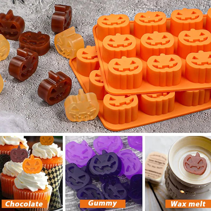 Halloween Pumpkin Decoration Silicone Mold