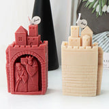 Vintage Castle Candle Silicone Mold