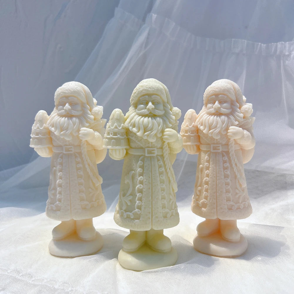 Christmas Gingerbread Santa Candle Mold