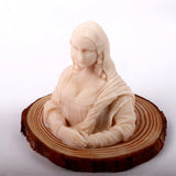 Mona Lisa Statue Silicone Candle Mold