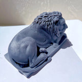 3D Charm Lions Statue Silicone Candle Mold