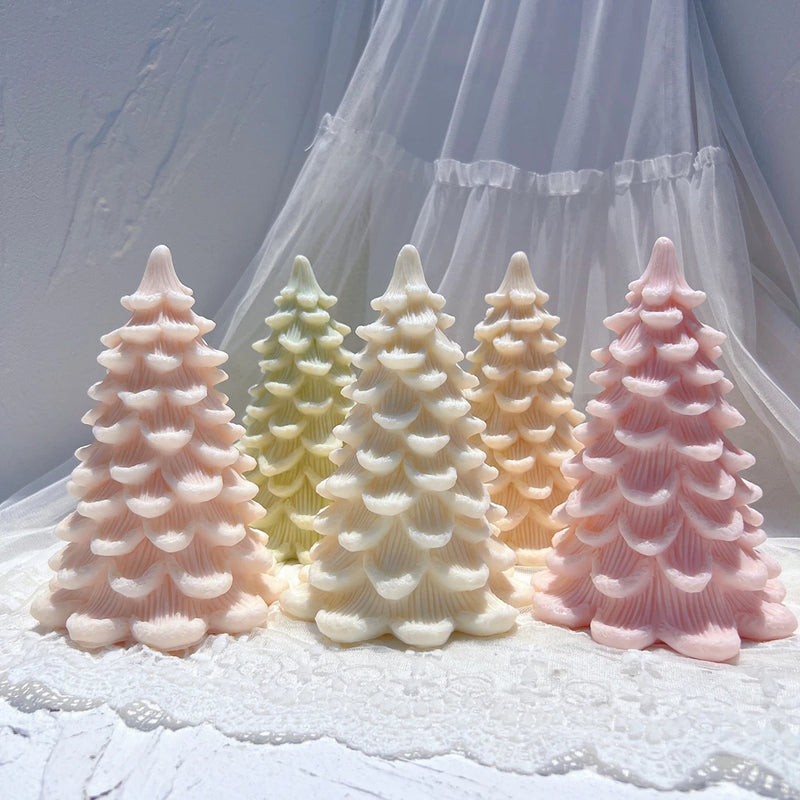 17.5CM Christmas Tree Silicone Candle Mold