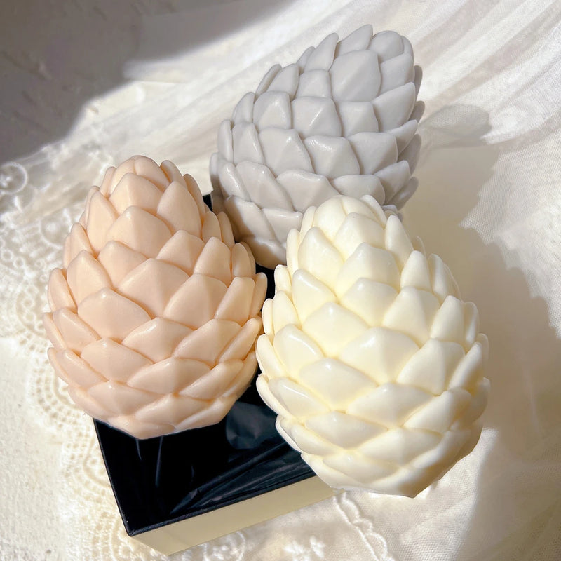 Christmas Pine Cone Silicone Candle Mold - DIY Handmade