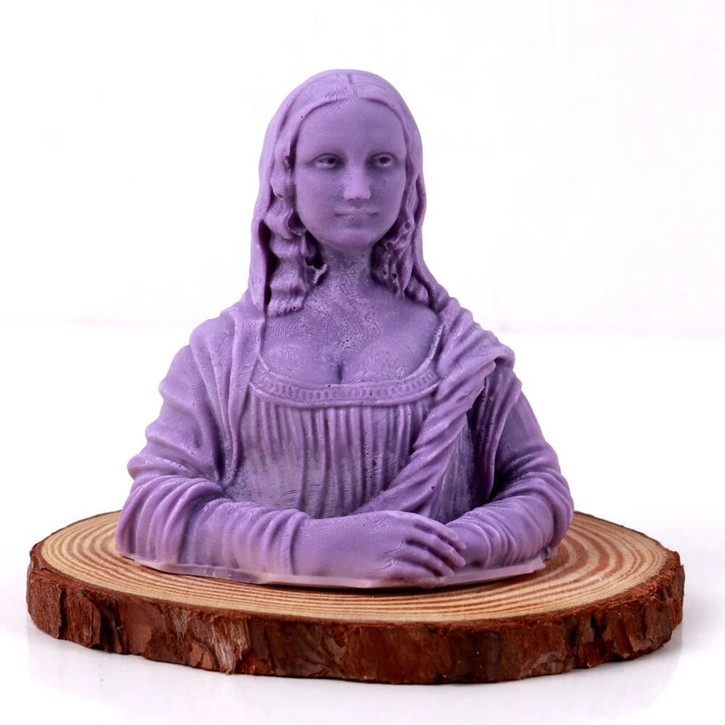 Mona Lisa Statue Silicone Candle Mold