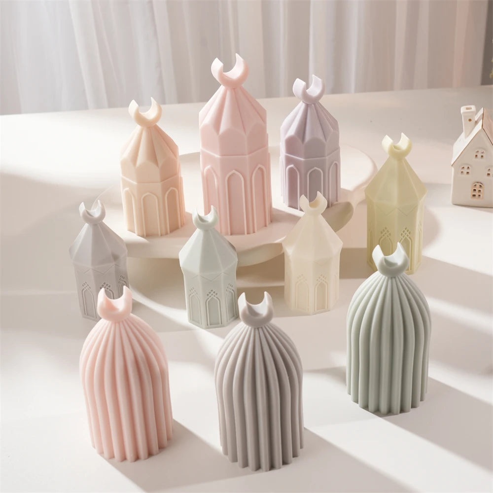 Moon Pillar Silicone Candle Mold