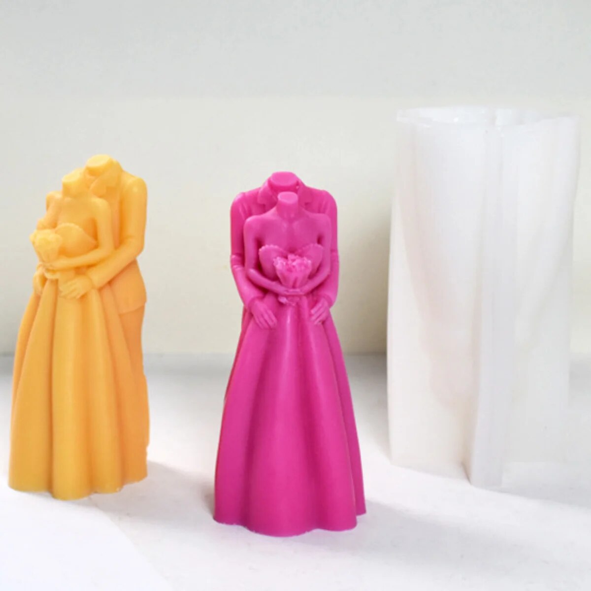 Bride & Groom Candle Mold