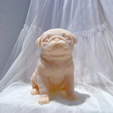 Sitting Pug Dog Candle Mold