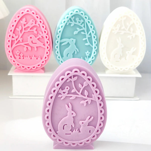 Easter Rabbit Silicone Candle Molds