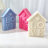 5.39INCH Love House Candle Mold