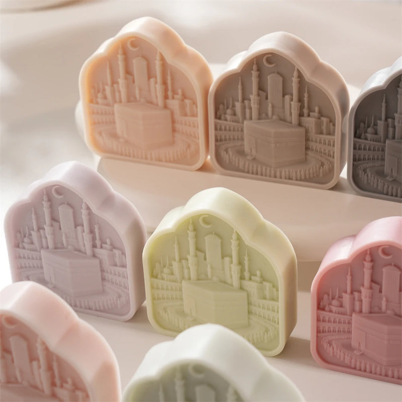 Kaaba Ramadan Decor Silicone Candle Mold for Eid Gifts