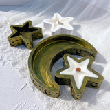 Eid Mubarak Candle Vessel Mold - Moon & Star