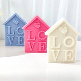 5.39INCH Love House Candle Mold