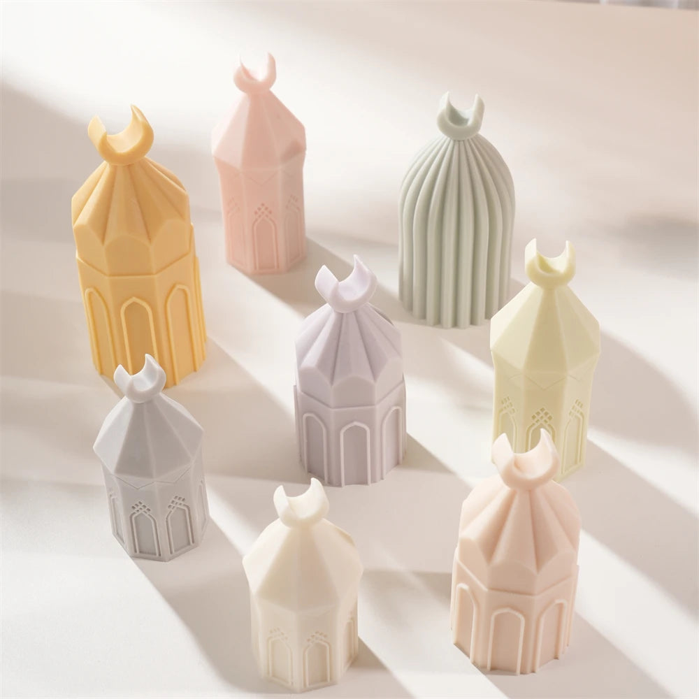 Moon Pillar Silicone Candle Mold