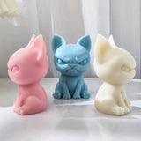 Adorable Angry Puppy Silicone Candle Mold