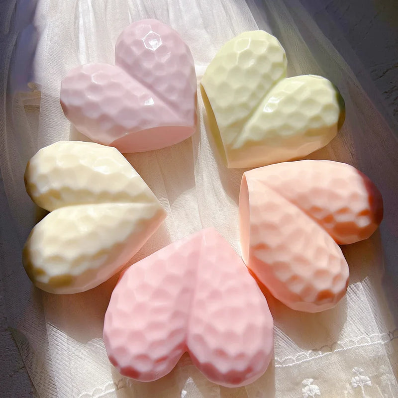 Valentine Day Gifts Diamond Heart Stand Shape Candles Molds