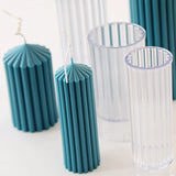 Classic Striped Pillar Candle Mold