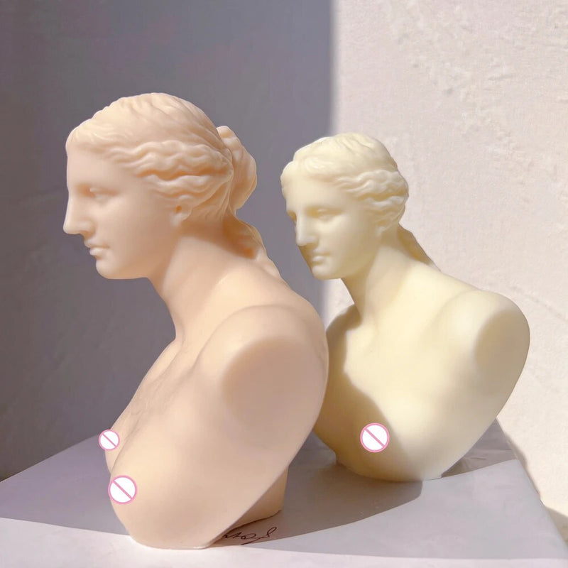 Venus de Milo Bust Candle Mold