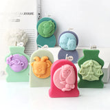 Astrology Art Craft DIY 12 Constellation Silicone Candle Molds