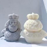 King and Queen Statue Candle Mold