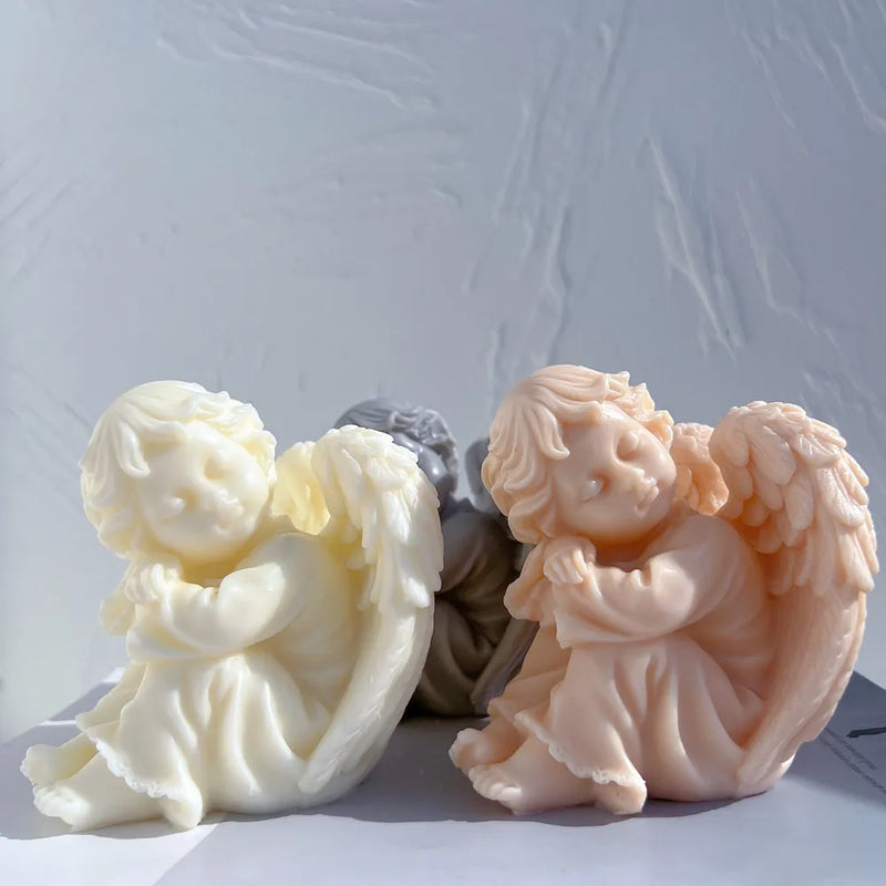 Cherub Candle Mold Silicone