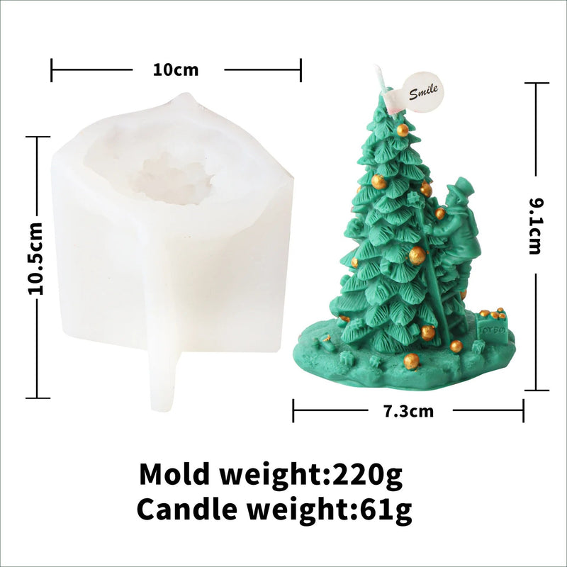 New Christmas Tree Candle Molds
