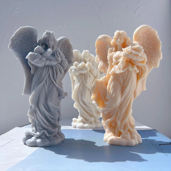 Guardian Angel & Angel of Grace Candle Mold