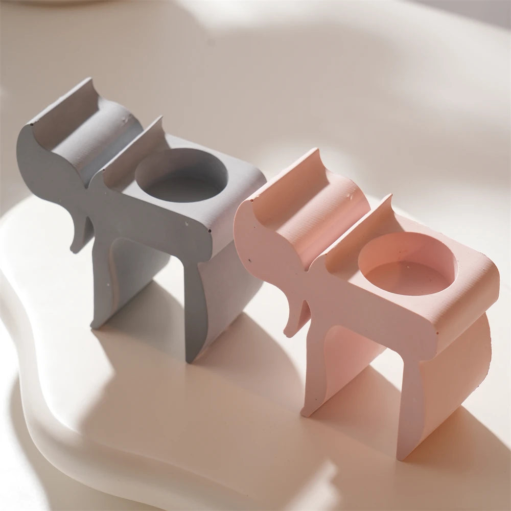Chai Shabbat Candle Holder Silicone Mold