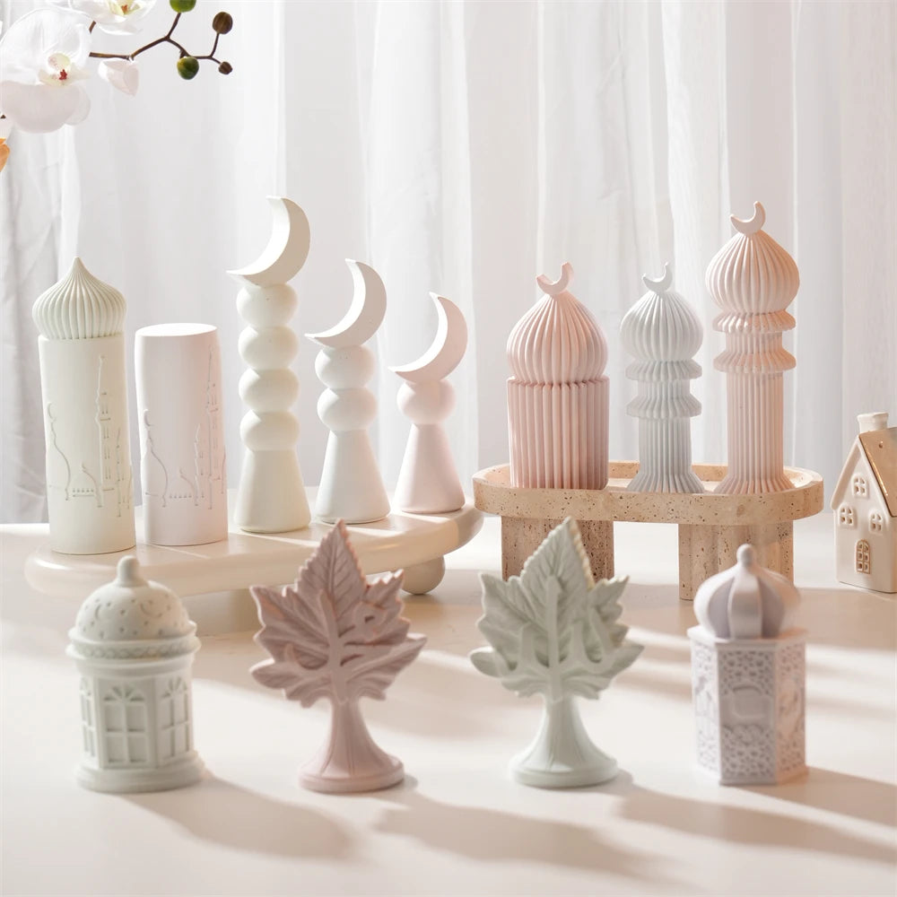 Islamic Ramadan Decor Silicone Candle Mold