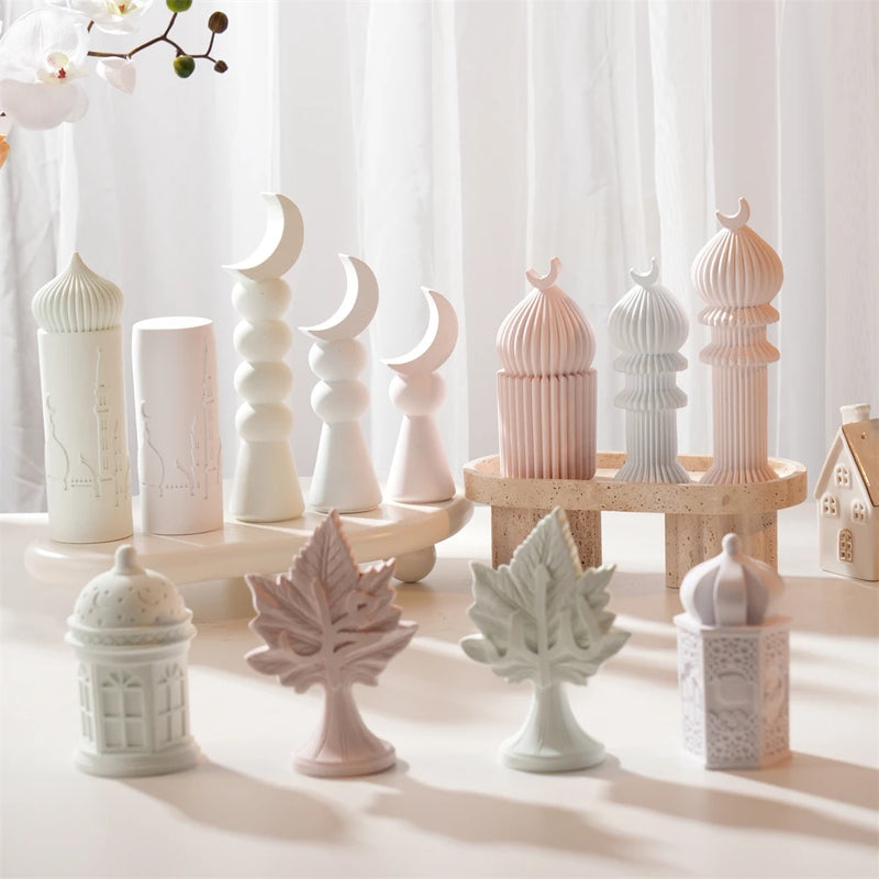 Islamic Ramadan Decor Silicone Candle Mold