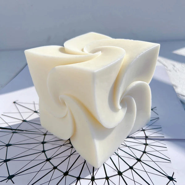 Windmill Square Cube Candles Mold