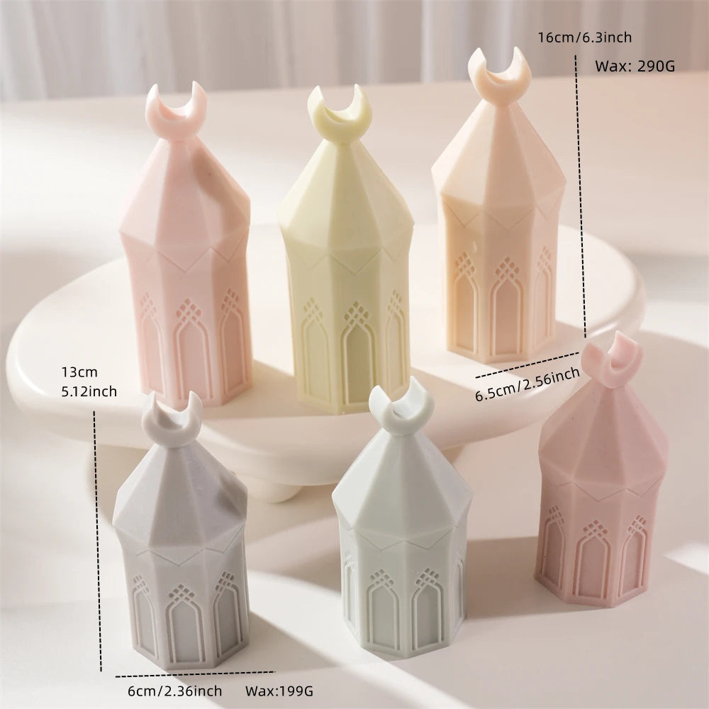 Moon Pillar Silicone Candle Mold