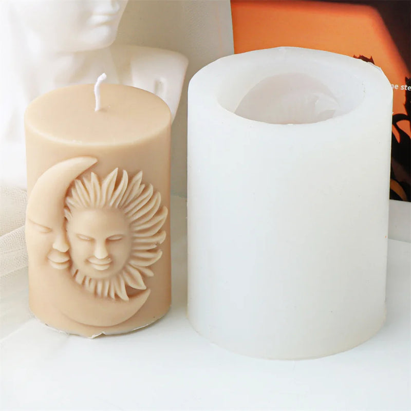 DIY Sun and Moon Candle Mold