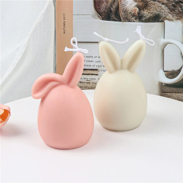 Easter Egg Bunny Silicone Candle Mold