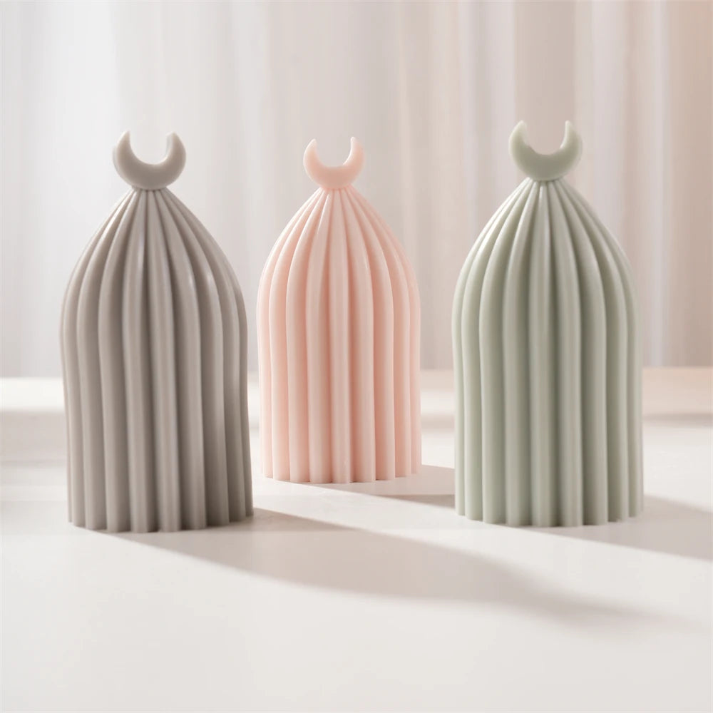 Moon Pillar Silicone Candle Mold