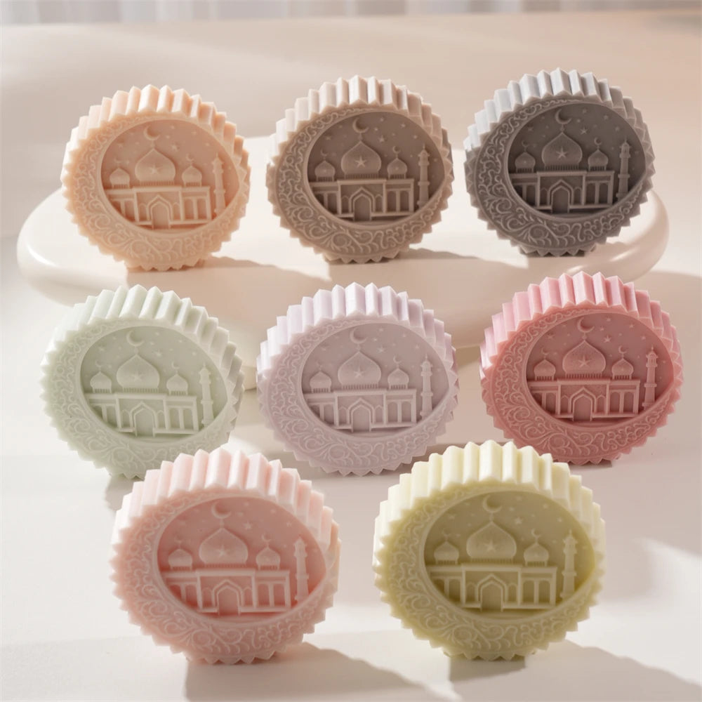 Ramadan Moon Star Silicone Candle Mold for Eid Decor