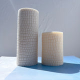 Paving Texture Pillar Candle Silicone Mold