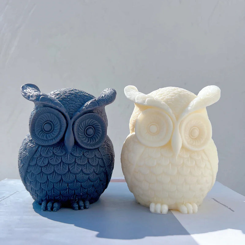 Owl Candle Silicone Mold - Create Adorable Owl Candles