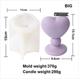 DIY Love Candlestick Silicone Mold