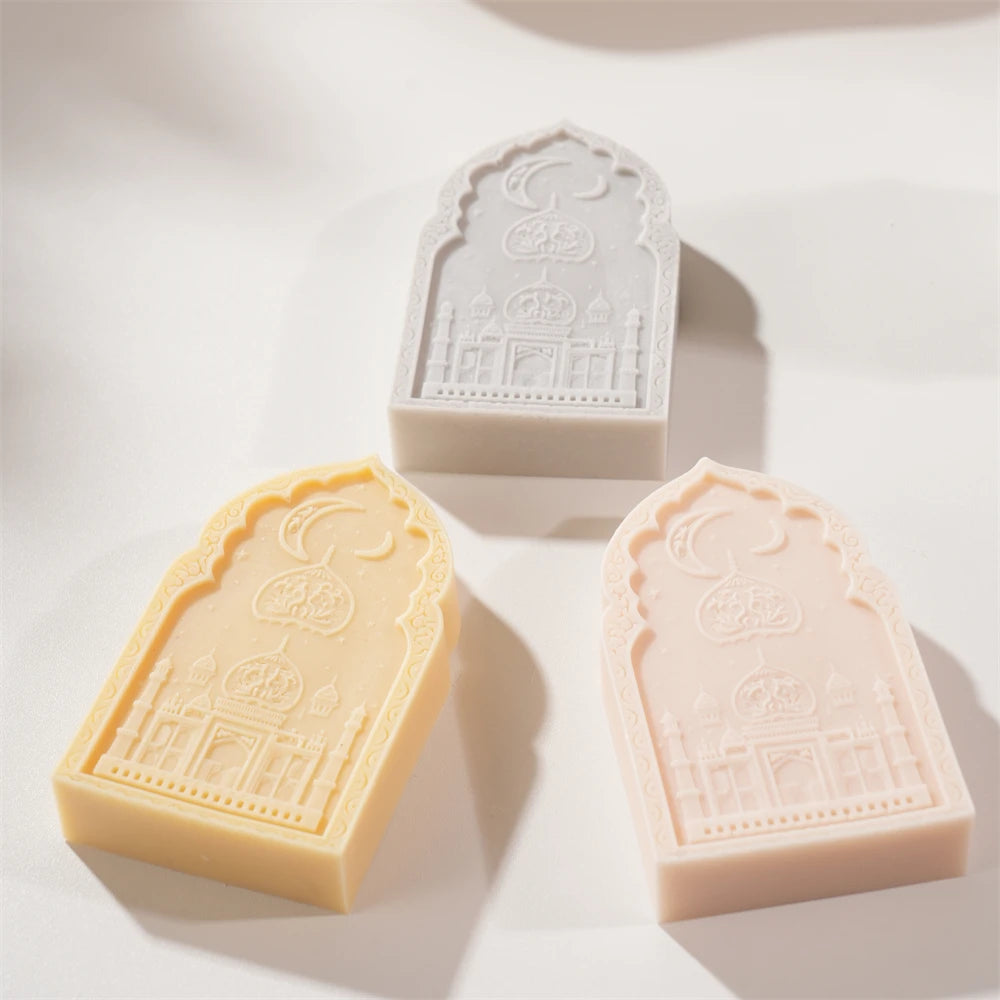 Mubarak Ramadan Candle Mold – Arch Door Silicone Mold