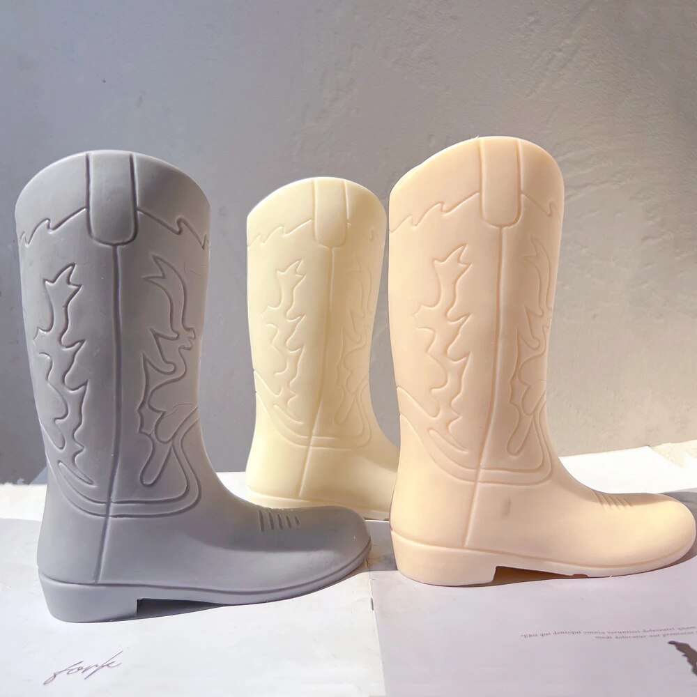 Cowboy Boot Candle Mold
