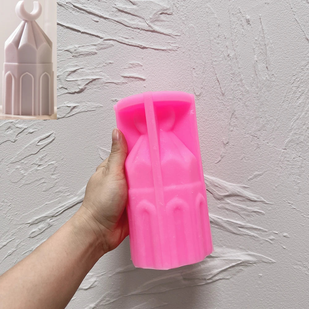 Moon Pillar Silicone Candle Mold