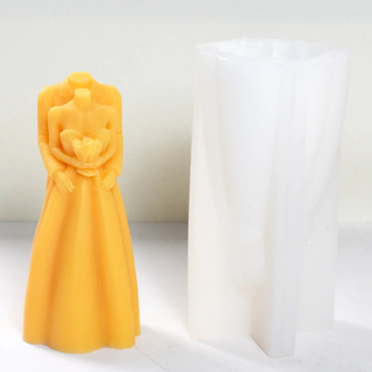 Bride & Groom Candle Mold