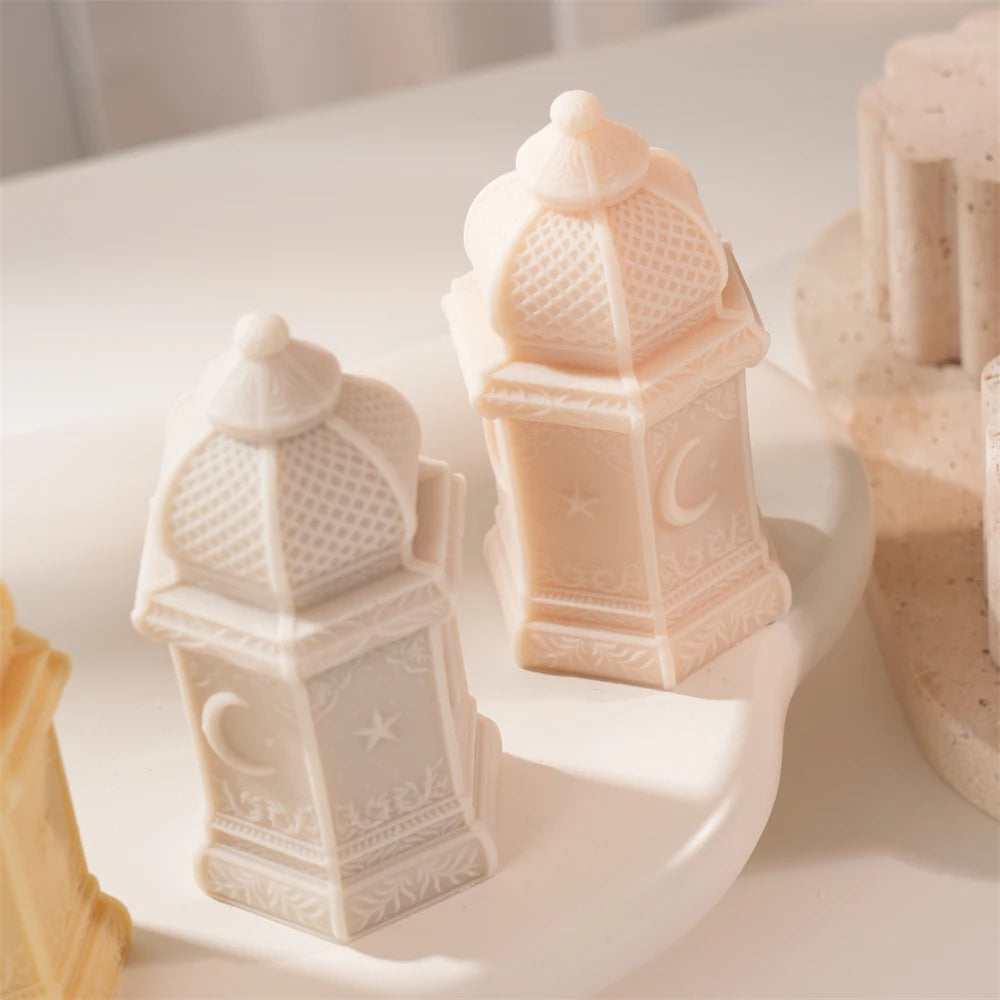 Ramadan Kareem Lantern Silicone Candle Mold for Eid