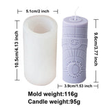 3D Constellation Pillar Candle Mold for Zodiac Designs