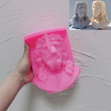 Unique Bust Sculpture Jesus Statue Silicone Mold