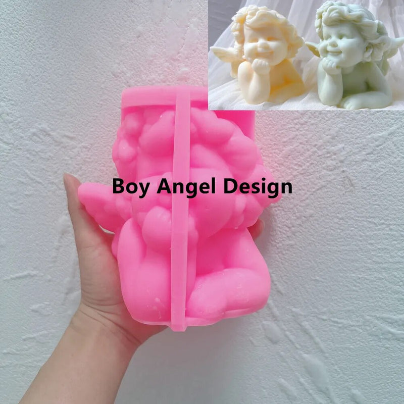 Cupid Cherub Angel Candle Mold