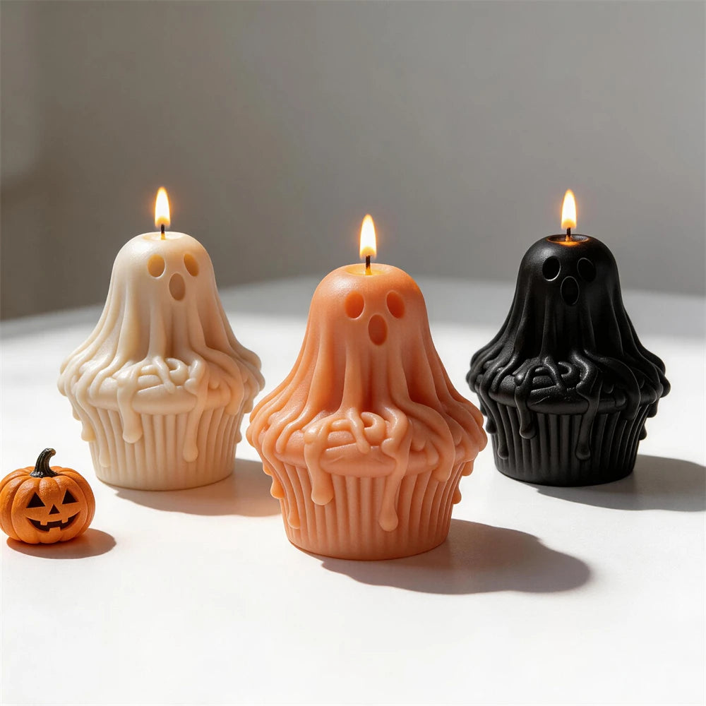 Ghost Figurine Candle Mold – Spooky DIY Halloween Fun