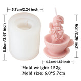 Christmas Mini Santa Cups Silicone Candle Mold - 8 Style